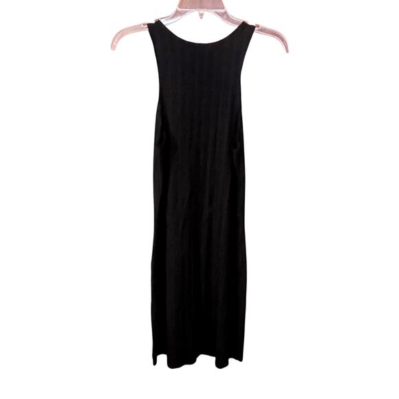 Reformation Mel Ribbed Tank Mini Bodycon Dress Black Size M - Picture 3 of 5